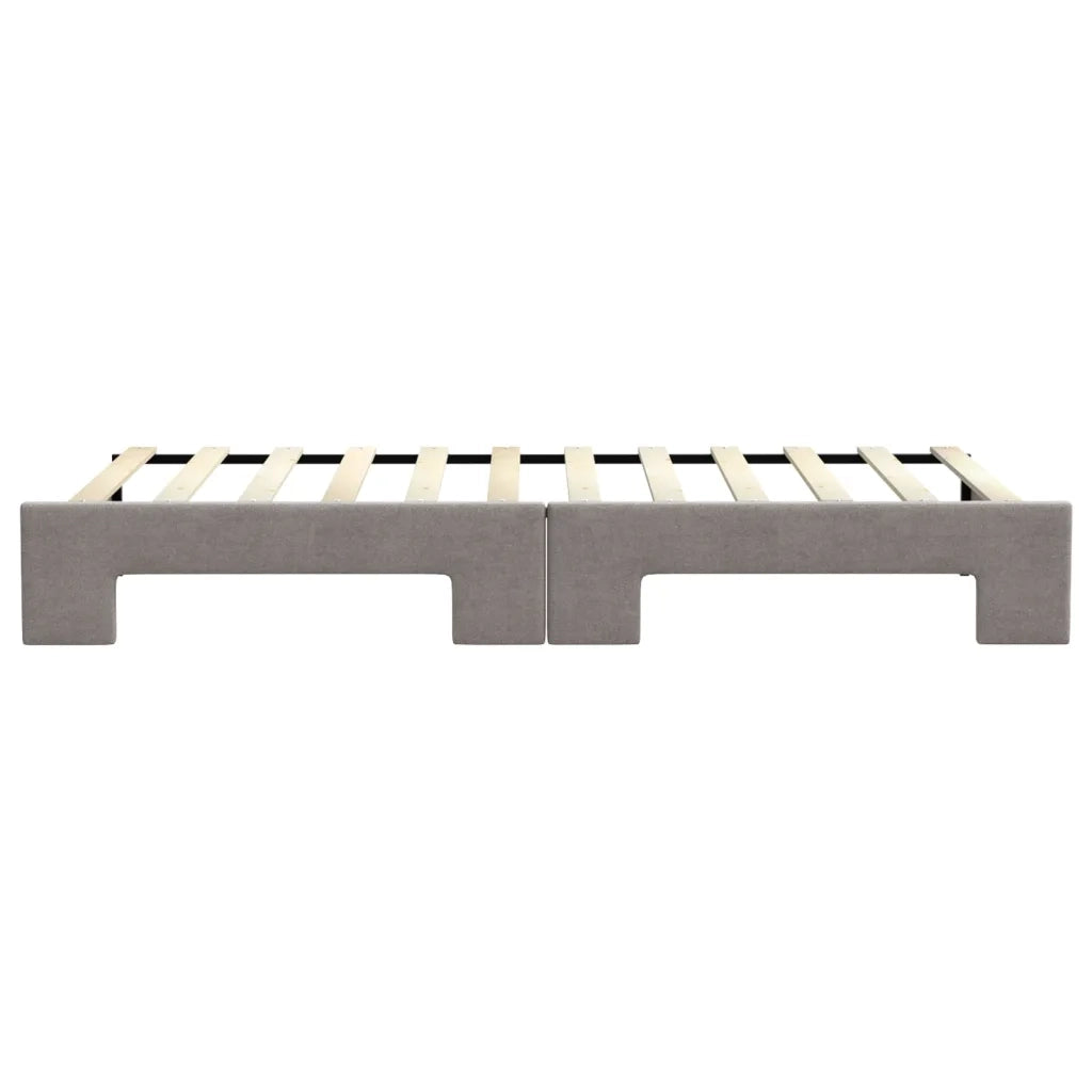 Divano Letto con Letto Estraibile-Sofa Letto-Daybed Tortora 90x200 cm in Tessuto 727713