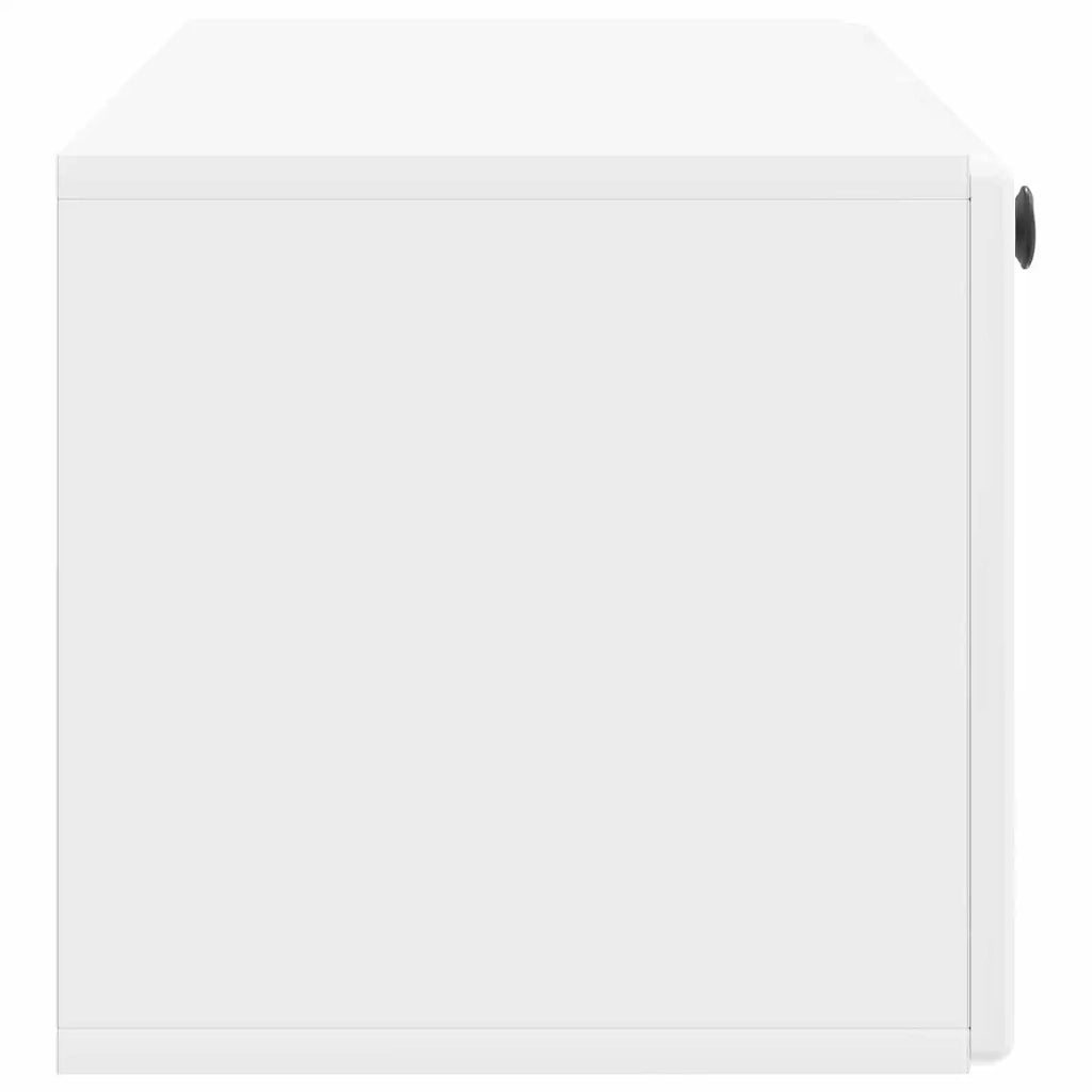 Mobile Porta TV da Muro 98 x 31 x 30 cm Bianco Lucido 899239
