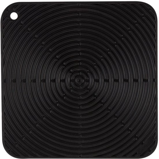 Sostegno flessibile in silicone - termoresistente - 1 pezzo - nero onice - 29 x 29 cm