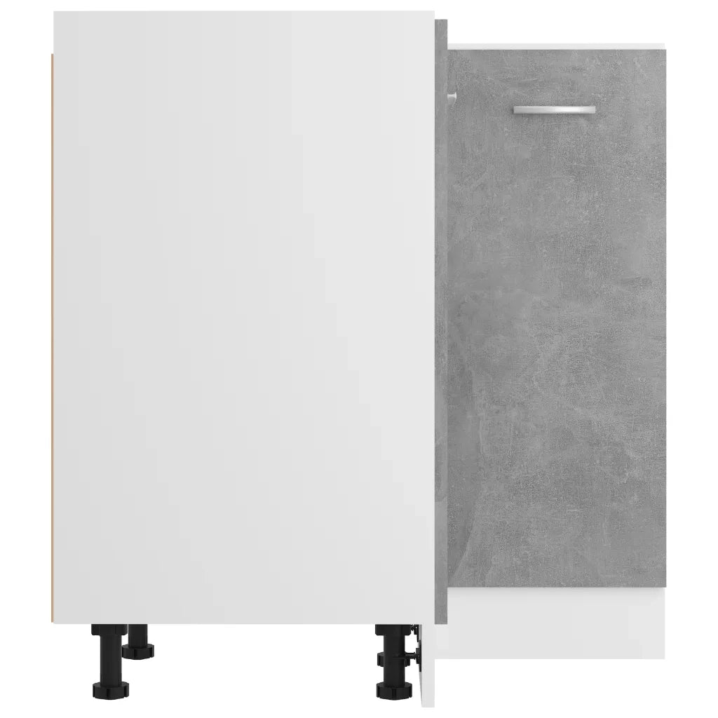 Mobile Angolare Â“LyonÂ” Grigio Cemento 75,5x75,5x81,5 cm in