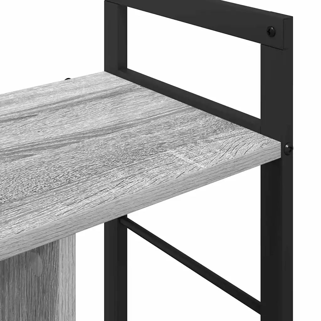 Libreria Grigio Sonoma 75 x 30 x 58,5 cm Legno multistrato 883979
