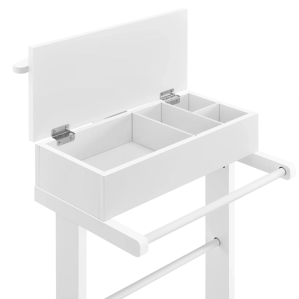 Servomuto apribile con 4 tasche 110 cm MDF bianco 03_0004519