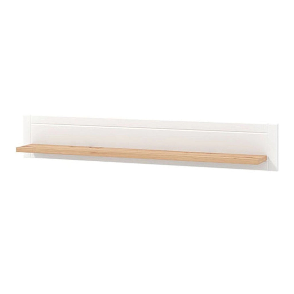 Suelli, Mensola un Ripiano, 146x19.5x24h cm Bianco