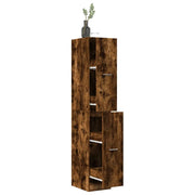 Armadietto da Farmacia Rovere Fumo 30x41x174,5 cm in Truciolato 3309631