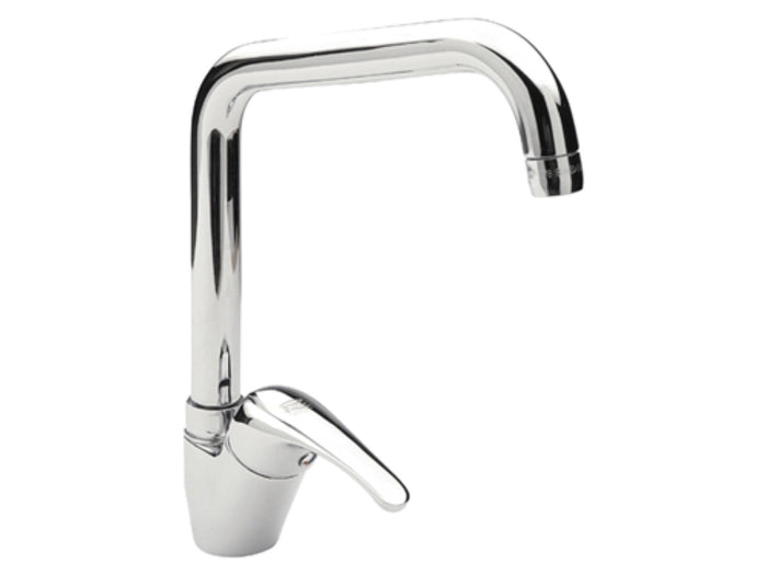 Rubinetto lavello con bocca alta a u girevole - serie 35