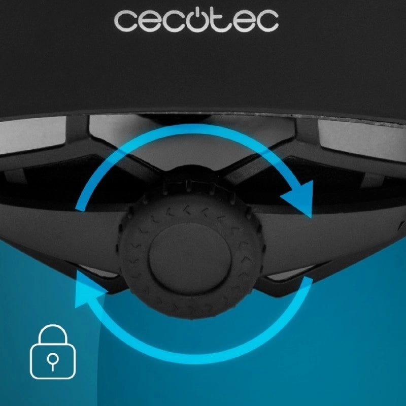 CECOTEC 07344 - Casco BrainGuard Urban Black S-M