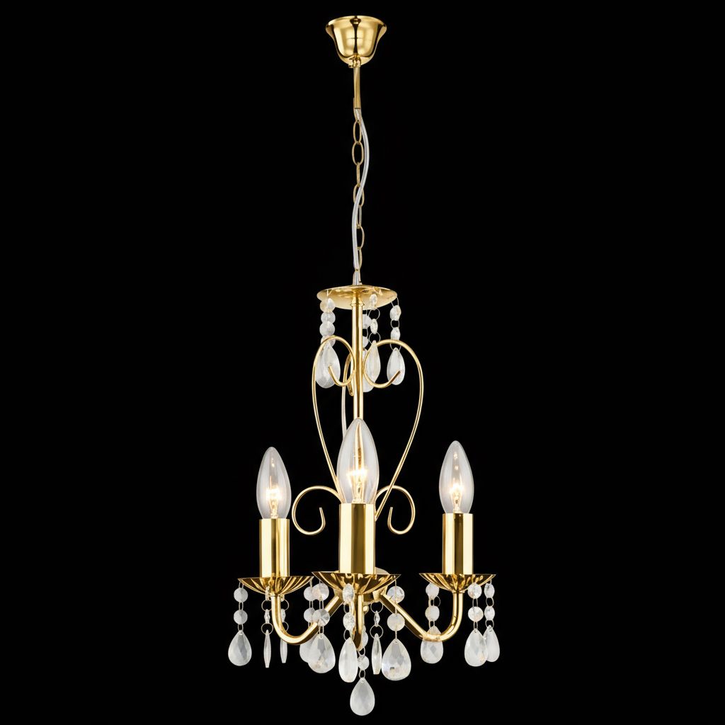 Lampada Da Soffitto Ebt012-3cp Gold