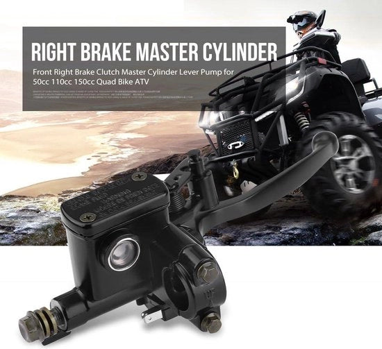 Pompa di freno 7/8" 22mm Motor Aluminium Destra Anteriore Cilindro freno - 50cc 110cc 150cc Quad ATV.