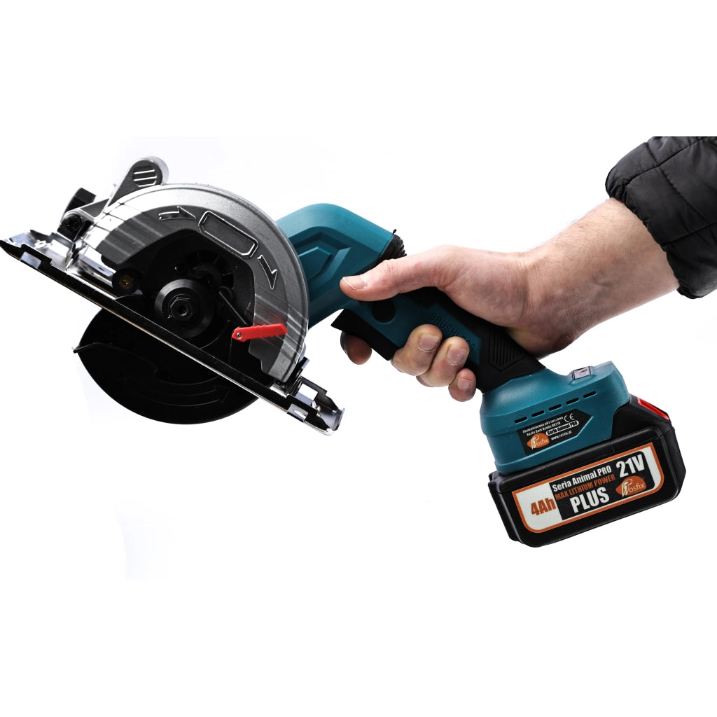 Sega Circolare a Batteria Bark Beetle BB21V – Mobilità Senza Fili, Motore Potente | 2 Batterie 4Ah, 6500 RPM