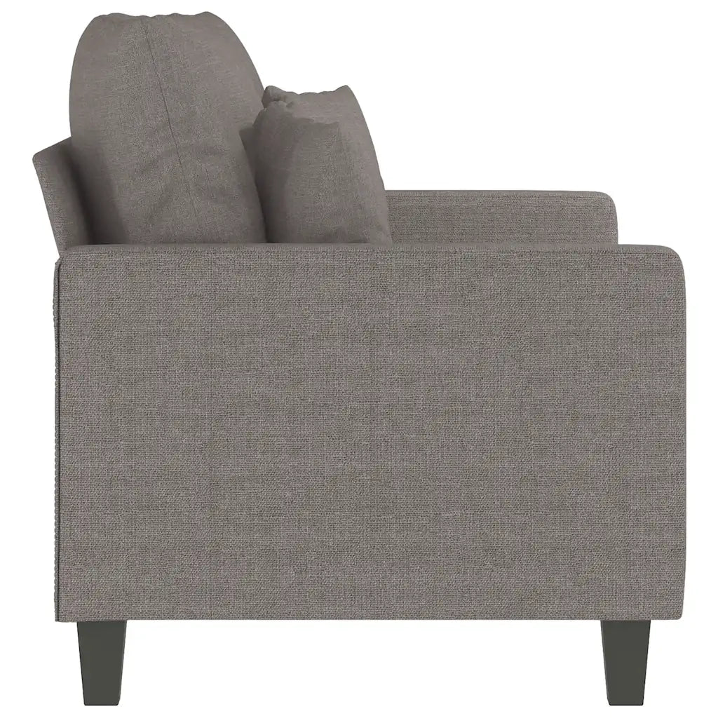 Divano a 2 Posti-Sofa 2 Posti Tortora 120 cm in Tessuto 680552