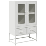 Credenza | Madia | Buffet da pranzo | Armadio da pranzo Bianca 68x39x111,5 cm Acciaio