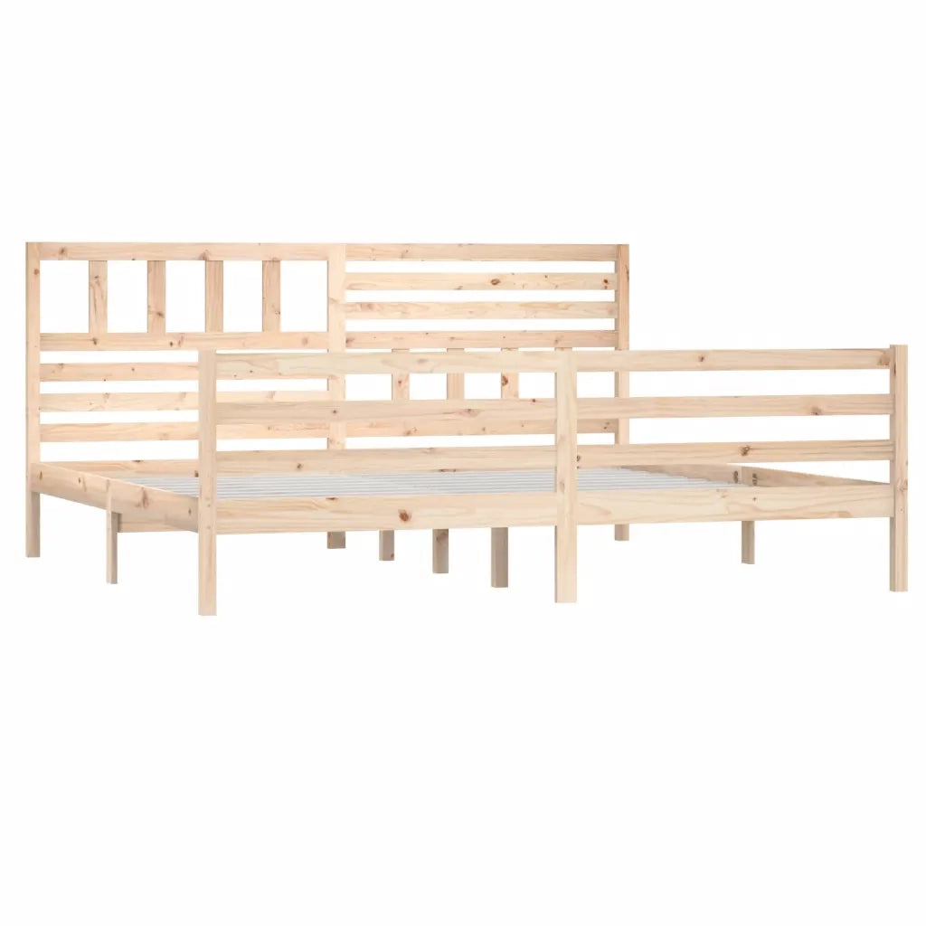 Giroletto-Struttura Letto 180x200 cm Super King in Legno Massello 326281