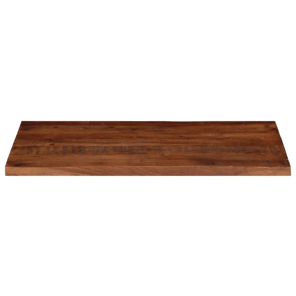 Piano Tavolo 100x50x2,5 cm Rettangolare in Massello di Recupero 371190