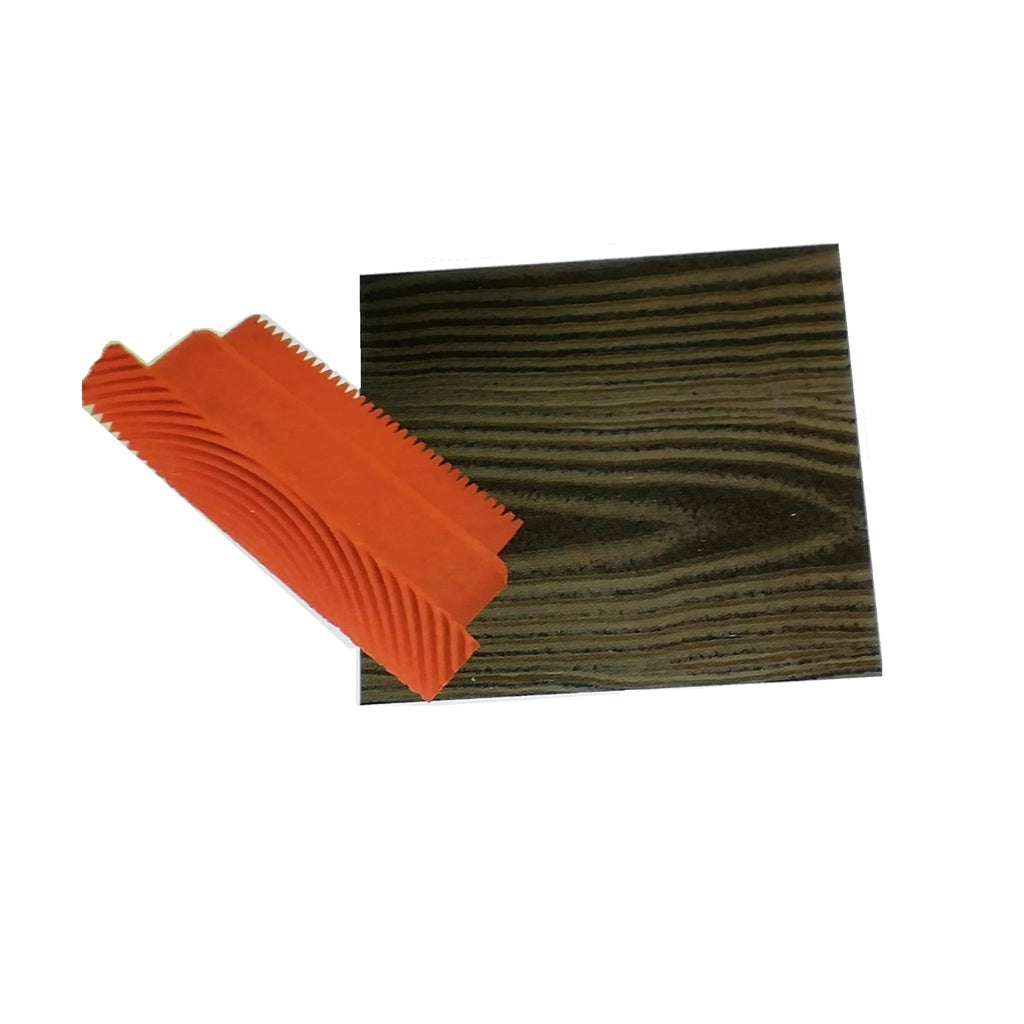 Tampone In Gomma Per Effetto Venatura Legno Pettinato 13x6 cm accessori pittura