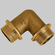 GOMITO MASCHIO/MASCHIO OTTONE GIALLO  1 x 1     MADE IN ITALY