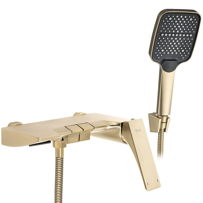 Rubinetto Da Vasca Rea Joe Brush Gold