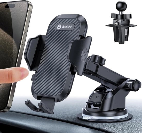 Supporto per telefono cellulare auto 3-in-1 supporto per zucca-ventilatore accessori per smartphone iPhone 15 Pro Max-Samsung Galaxy S24 Ultra