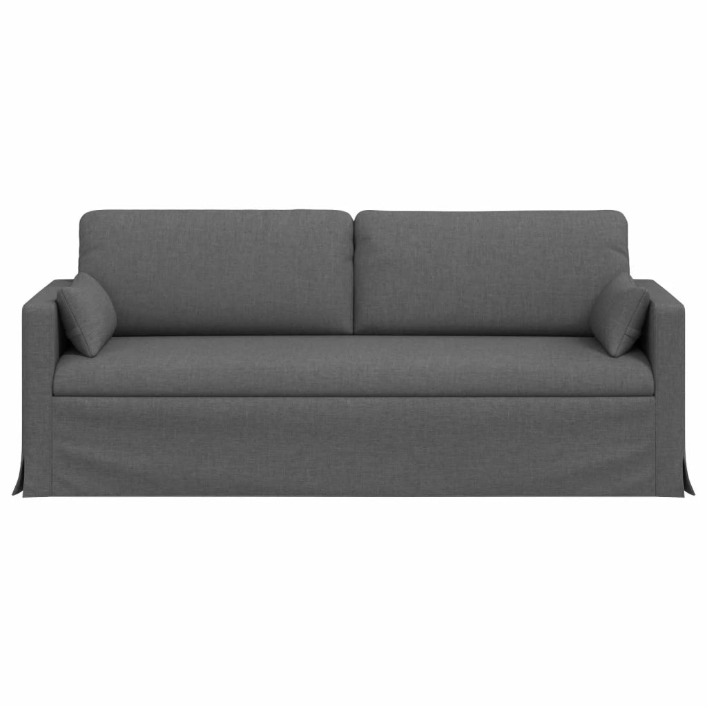 Divano | Divano da soggiorno | Sofa Grigio scuro 198 x 78 x 80 cm Tessuto