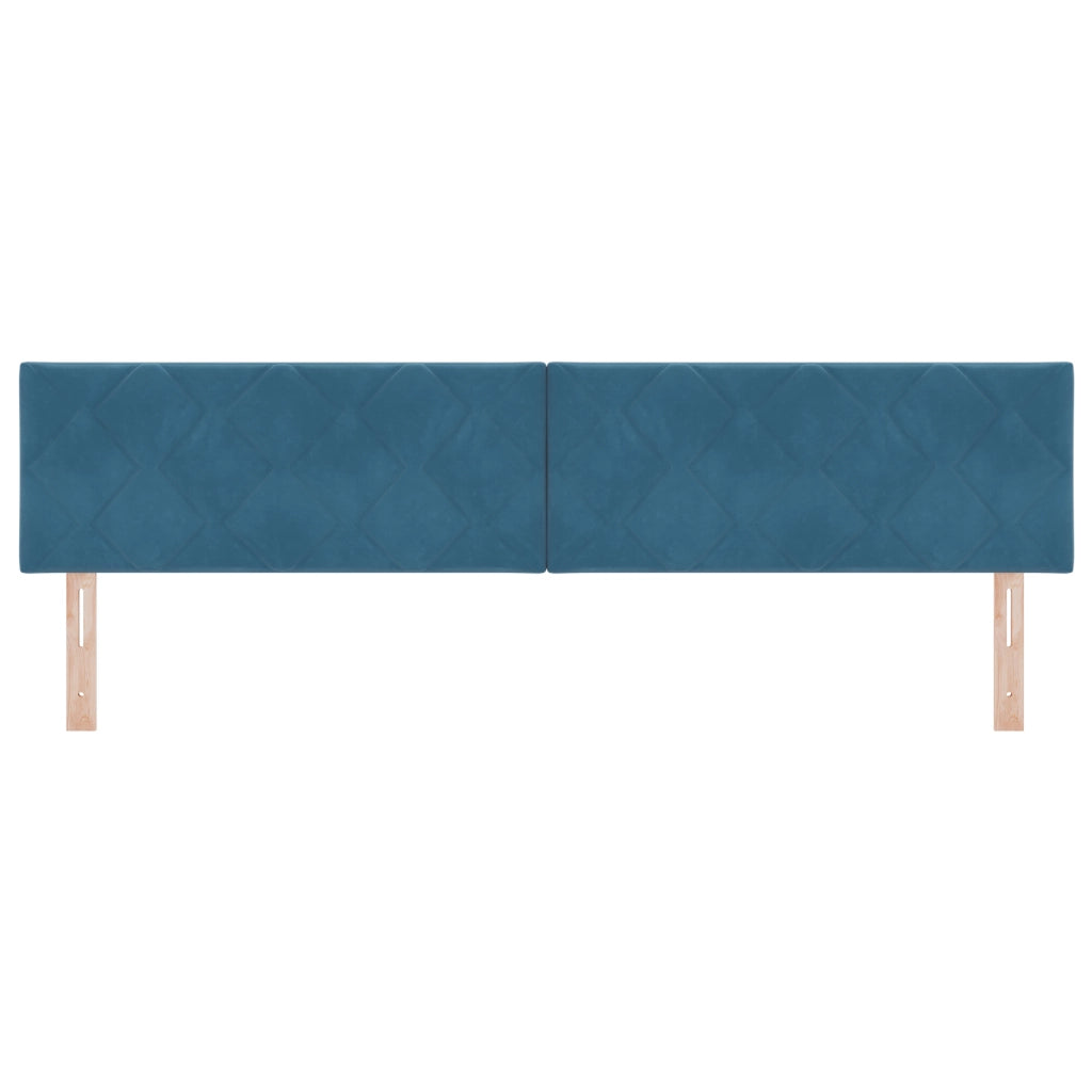 Testata LED Blu Scuro Set di 2 Blu scuro Schiuma ad alta densitÃ 