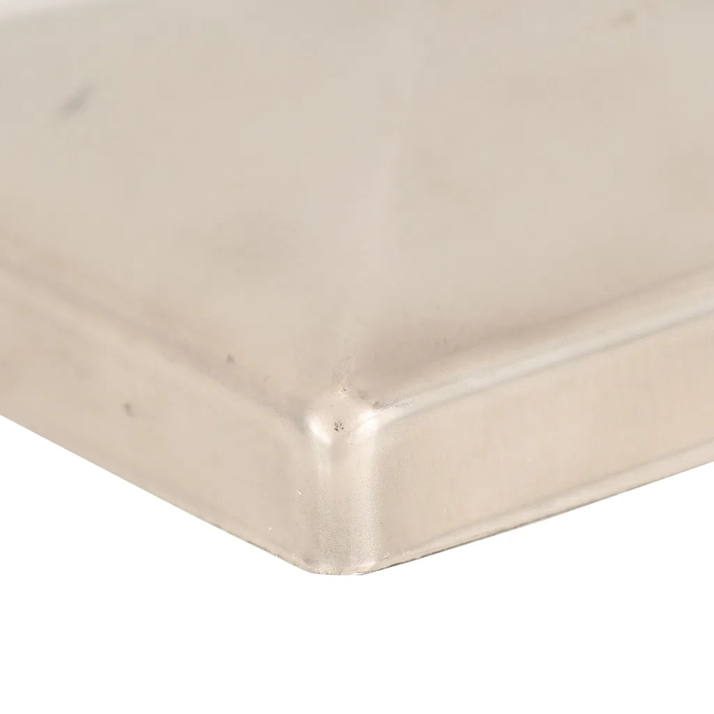 Tappi per Pali a Piramide 6 pz in Acciaio Inox 101x101 mm