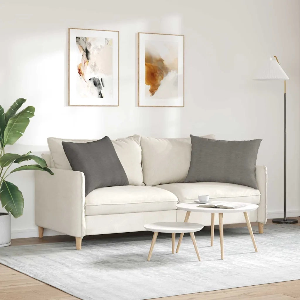 Cuscini da Divano 2 pcs Grigio chiaro 70 x 50 cm 42013774