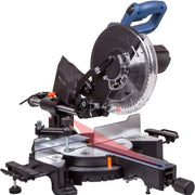 Afkortzaag e Verstekzaag con Guida Laser - Con Sostegno - Segatrice Elettrica inclusa Universale - 45° distanza, 50° distacco