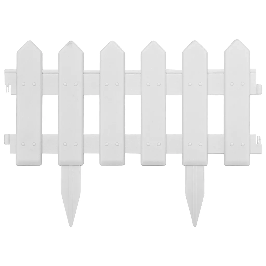 Bordature per Prato 25 pz Bianco 10 m in PP cod mxl 15022