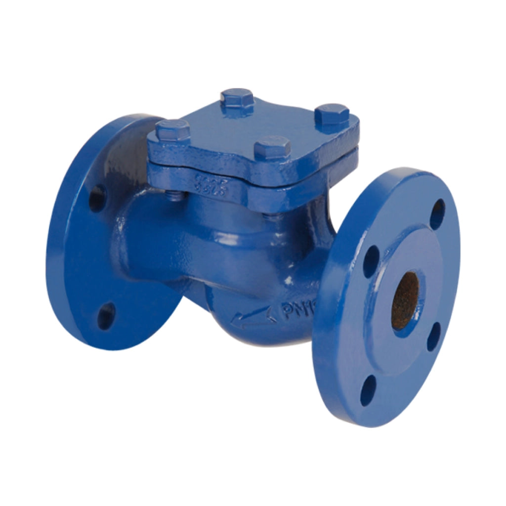 VALVOLA DI RITEGNO A CLAPET ORIZZONTALE IN GHISA SERIE SCV-50 PN16 - DN100  - ZEL