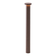 TIBERIO Bollard Led 10W 82° IP65 4000K 9D 75cm in alluminio finitura Corten - Illuminazione da esterno professionale per giardini