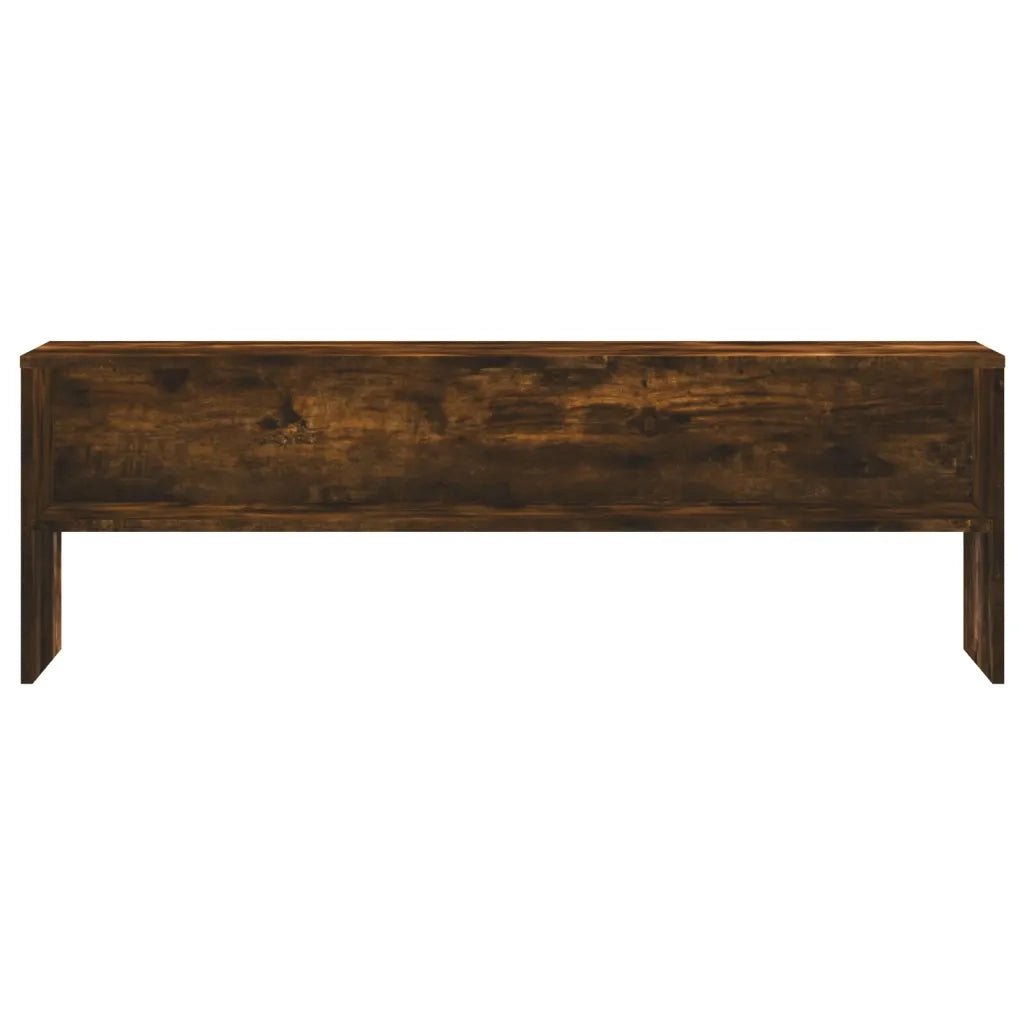 Mobile TV Rovere Fumo 120x40x40 cm in Legno Multistrato 835564
