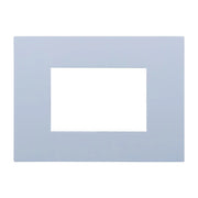 Placca Plastica Serie Venus 3P Colore Bianco Compatibile Con Vimar Arke