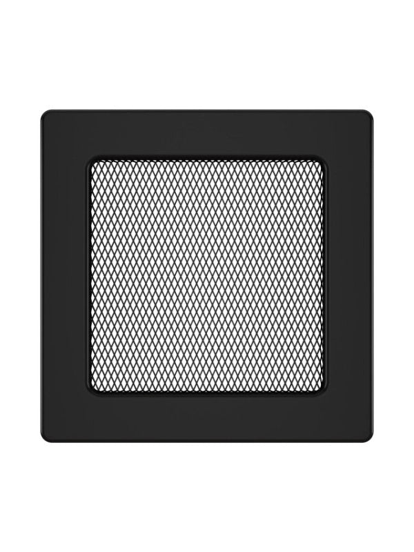 Griglia di ventilazione per camino Nera- Classic 17x17