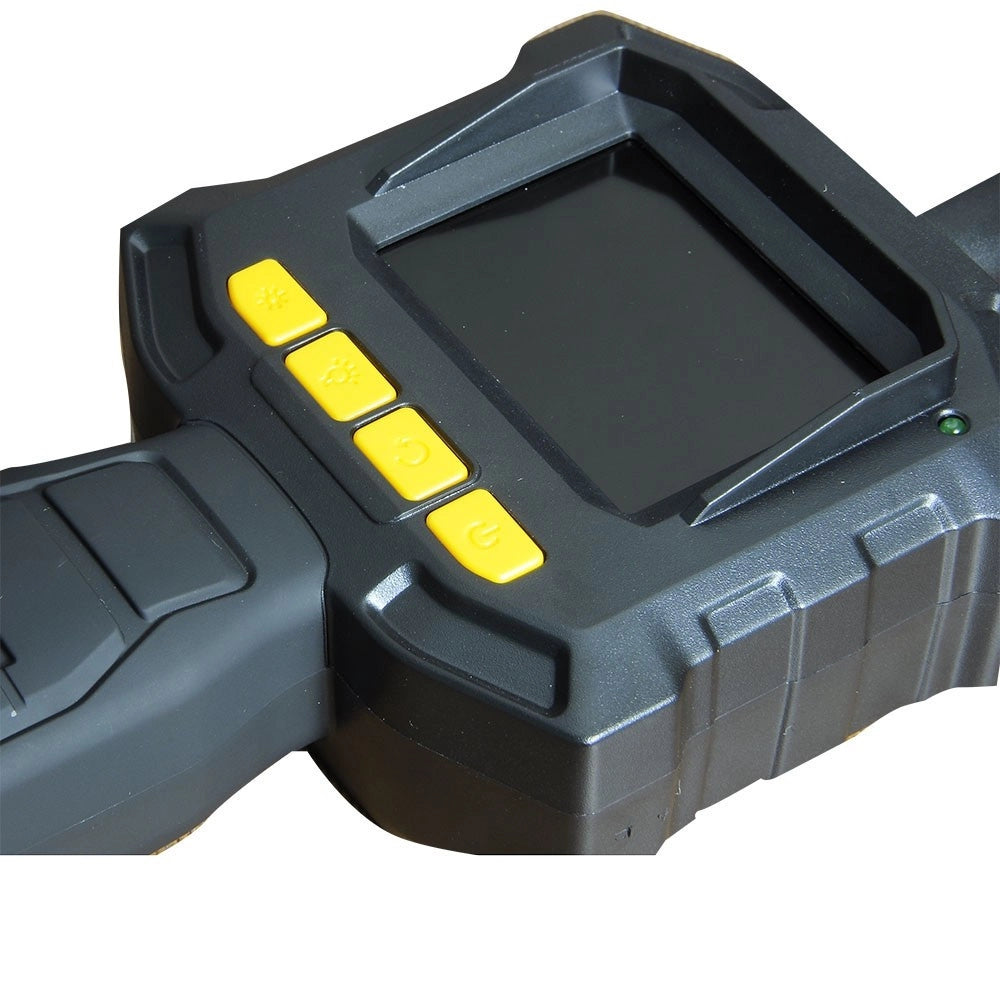 Trade Shop - Telecamera Con Monitor Endoscopica 4 Led Luce Cavo Sonda Flessibile Ispezione -
