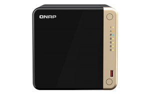 Qnap ts-464 nas tower intel® celeron® n5095 8 gb ddr4 0 tb qnap qts nero - TS-464-8G