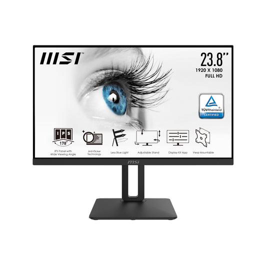 Msi pro mp2412 monitor pc 60,5 cm (23.8") 1920 x 1080 pixel full hd lcd nero