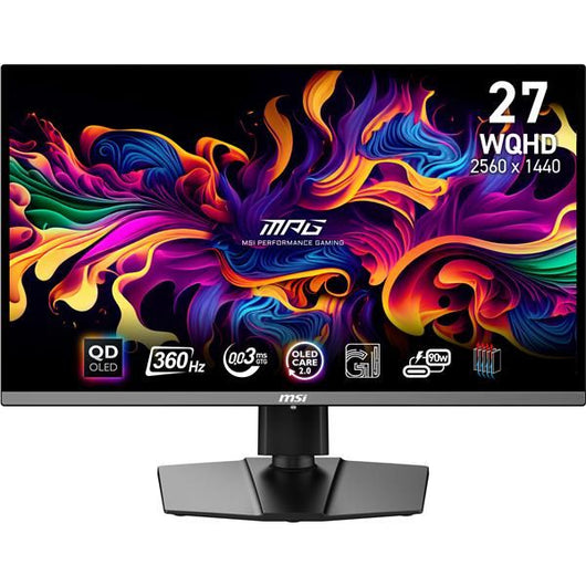 Msi mpg 271qrx qd-oled monitor pc 67,3 cm (26.5") 2560 x 1440 pixel wide quad hd nero - 9S6-3CD79A-001