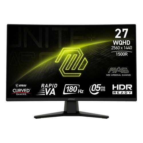 Monitor msi 9s6 3ce31t 007 mag 274cqf curvo black