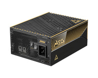 Msi meg ai1600t pcie5 alimentatore per computer 1600 w 24-pin atx atx nero - 306-7ZPEX11-CE0