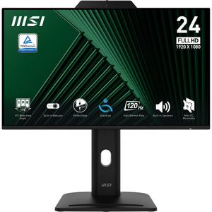 Mon 23,8ips fhd bk mm pvt dock web msi pro mp242pmg  1ms 120hz webcam