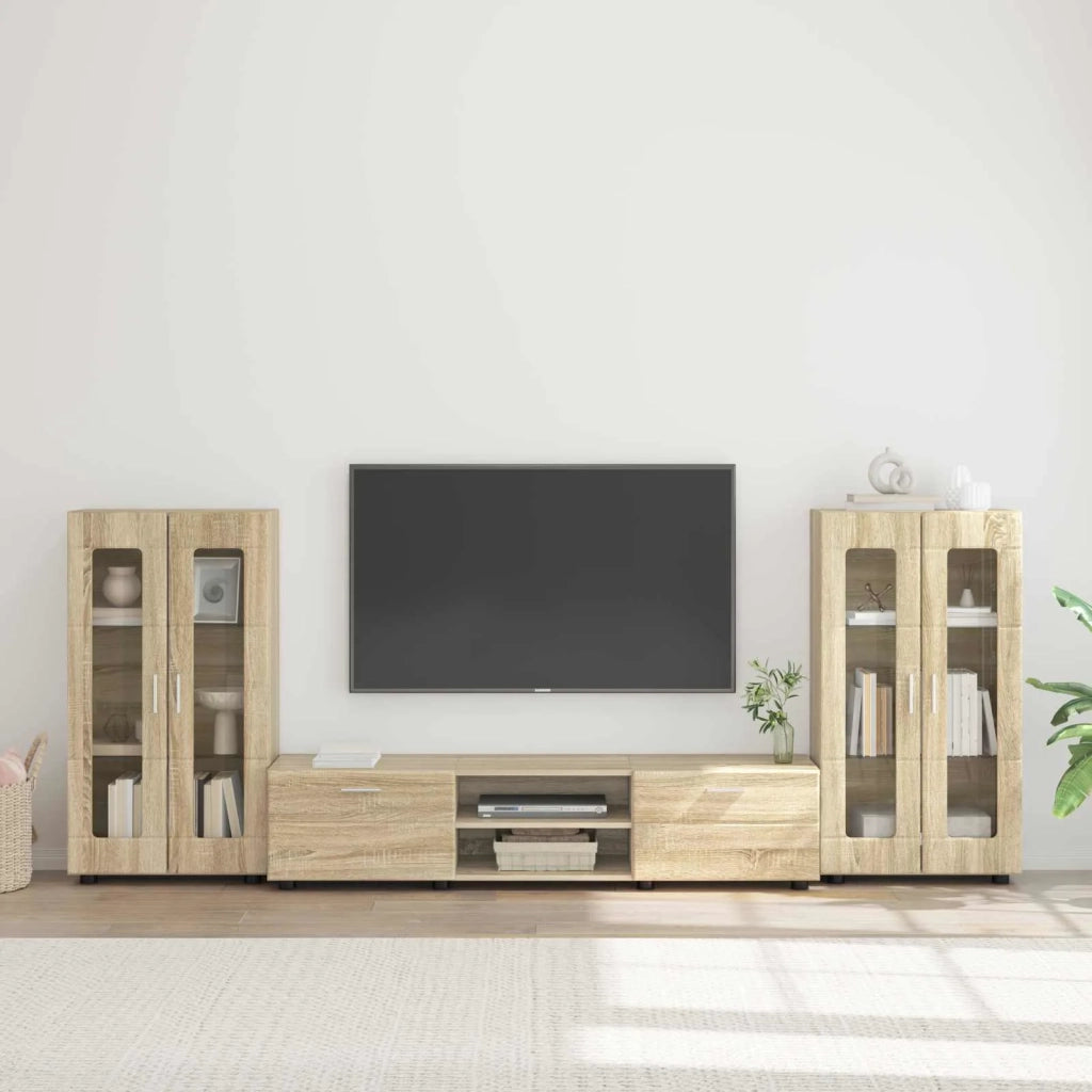 Set mobile TV FLORIN 3 pcs Rovere Sonoma Legno multistrato 3397936