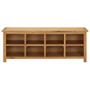 Scarpiera-Scaffale per scarpe 114x37x45 cm in Legno Massello di Rovere