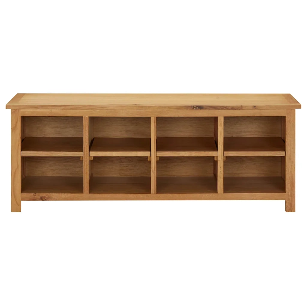 Scarpiera-Scaffale per scarpe 114x37x45 cm in Legno Massello di Rovere