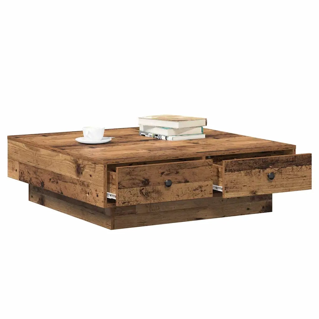 Tavolino da salotto Legno vecchio 90 x 90 x 28 cm 868802