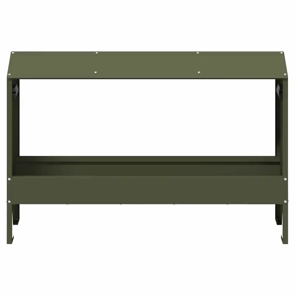 Mangiatoia per polli Verde oliva 81 x 32 x 53,5 cm CFW8364386
