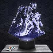 Lampada da Tavolo Decorativa 3D per Camera dei Ragazzi - Idea Regalo per Gamer - Illuminazione Accogliente per Bambini