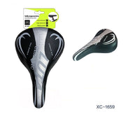 Trade Shop - Sella Ergonomica Per Bici Riflettore Sul Retro Morbida Sportiva Sellino Xc-1659 -