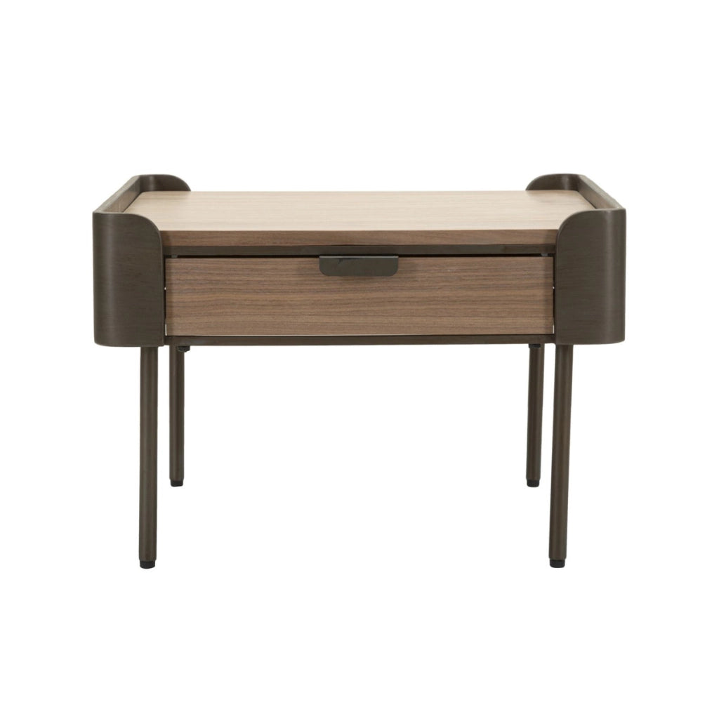 Tavolino VKH518, Marrone, Legno, 60x60x41 cm