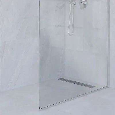 Doccia Walk-In 80 cm cristallo trasparente 6 mm H 200 cm Klug
