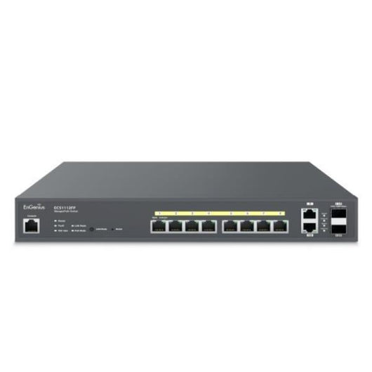 Engenius ecs1112fp switch di rete gestito l2+ gigabit ethernet (10/100/1000) supporto power over ethernet (poe) nero