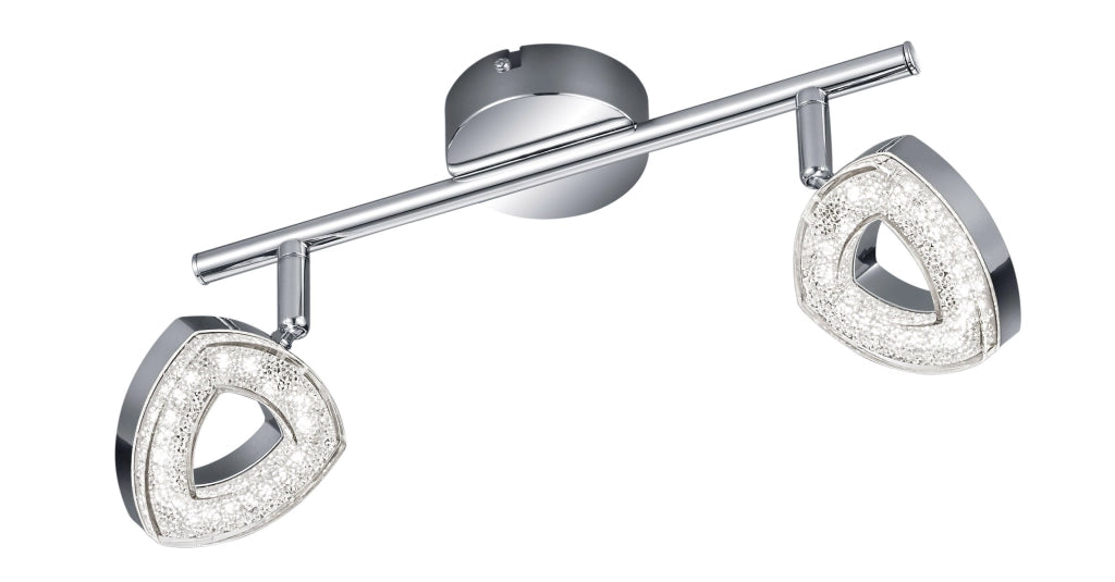 Plafoniera da Interno a LED in Metallo Cromo